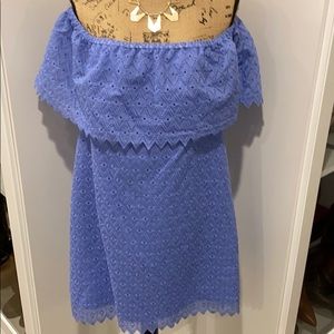 NWT Kensie Eyelet Off the Shoulder Dress Size L